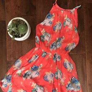*Lush floral dress XS